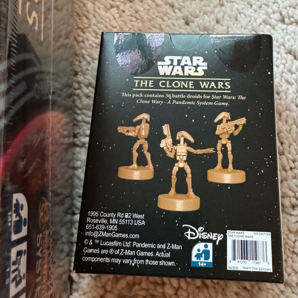 Star Wars The Clone Wars Pandemic System Board Game - Picture 8 of 8